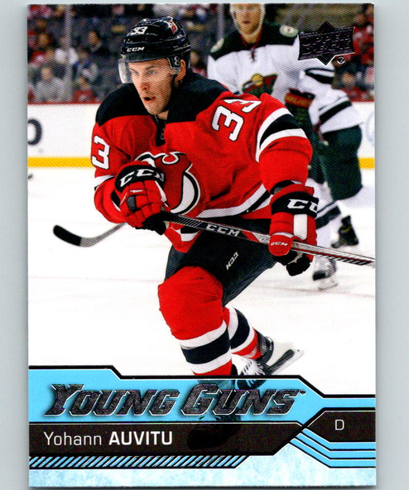 2016-17 Upper Deck #456 Yohann Auvitu Young Guns MINT RC Rookie Y861 Image 1
