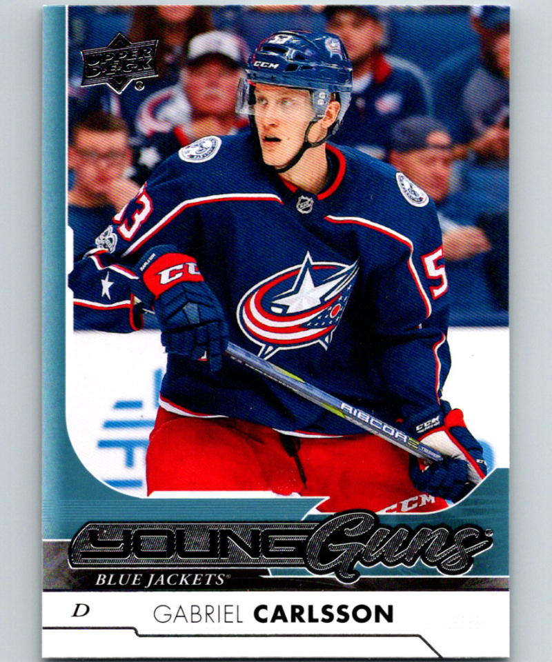 2017-18 Upper Deck #215 Gabriel Carlsson Young Guns MINT RC Rookie Y861 Image 1