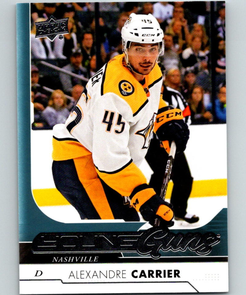2017-18 Upper Deck #485 Alexandre Carrier Young Guns MINT RC Rookie Y861 Image 1