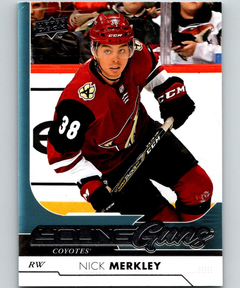 2017-18 Upper Deck #499 Nick Merkley Young Guns MINT RC Rookie Y861 Image 1