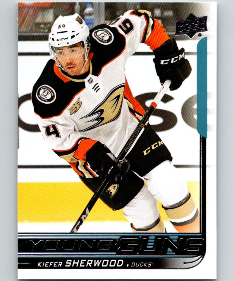 2018-19 Upper Deck #220 Kiefer Sherwood Young Guns MINT RC Rookie Y861 Image 1