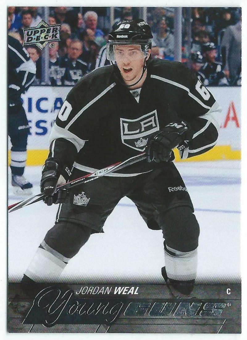 2015-16 Upper Deck #202 Jordan Weal Young Guns YG RC Rookie Y861 Image 1