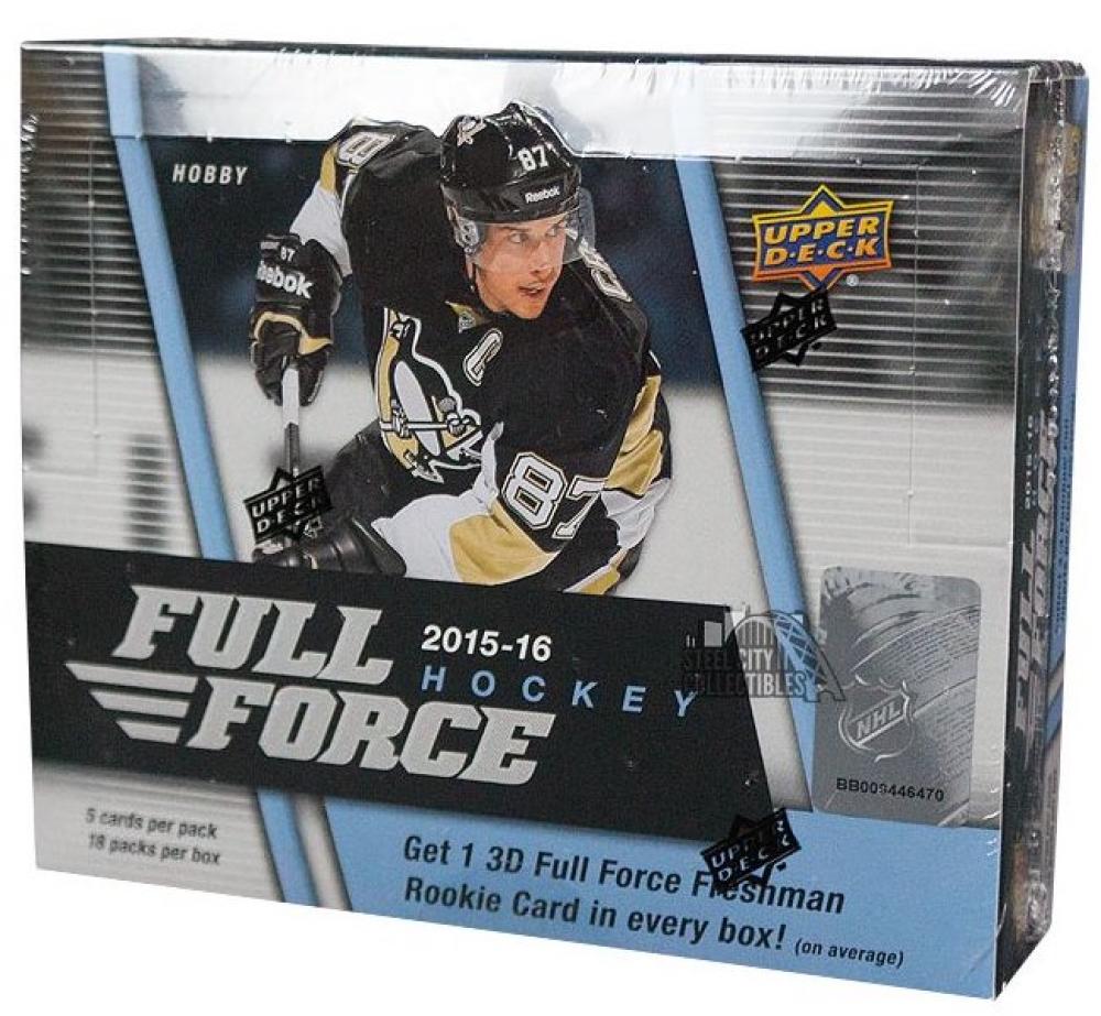 2015-16 Upper Deck Full Force 18 Pack Hobby Box - McDavid Rookies