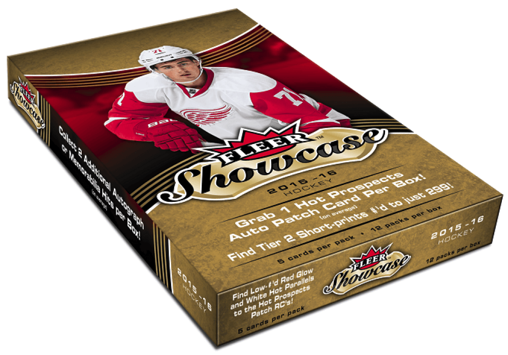 2015-16 Upper Deck Fleer Showcase 12 Pack Hobby Box - McDavid Rookies