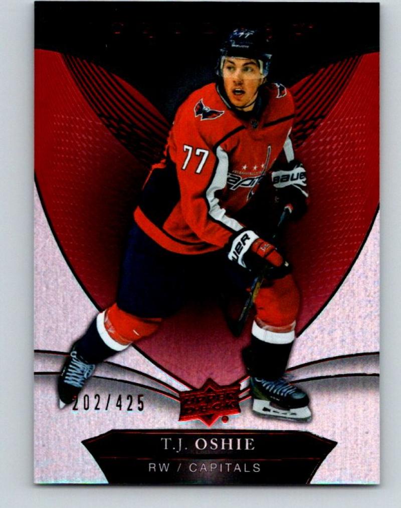2018-19 Upper Deck Trilogy Red Foil #32 T.J. Oshie MINT 202/425 Capitals 03073 Image 1