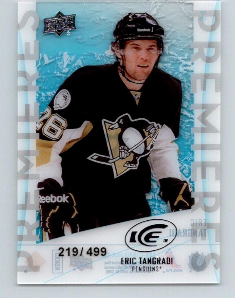 2010-11 Upper Deck Ice #94 Eric Tangradi MINT RC Rookie 219/499 Penguins 03074 Image 1