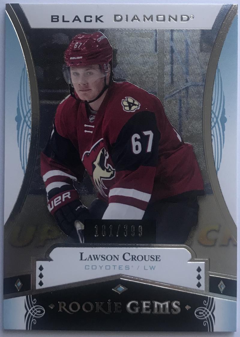 2016-17 Upper Deck Black Diamond Rookie Gems Lawson Crouse Rookie 181/399 RC 07619