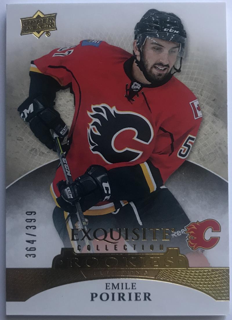 2015-16 Upper Deck Exquisite Collection Rookies Emile Poirier 364/399 RC 07620 Image 1