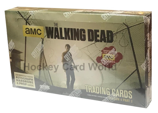 2016 Cryptozoic Walking Dead Season 4 Part 2 Box Factory Sealed - 24 Packs