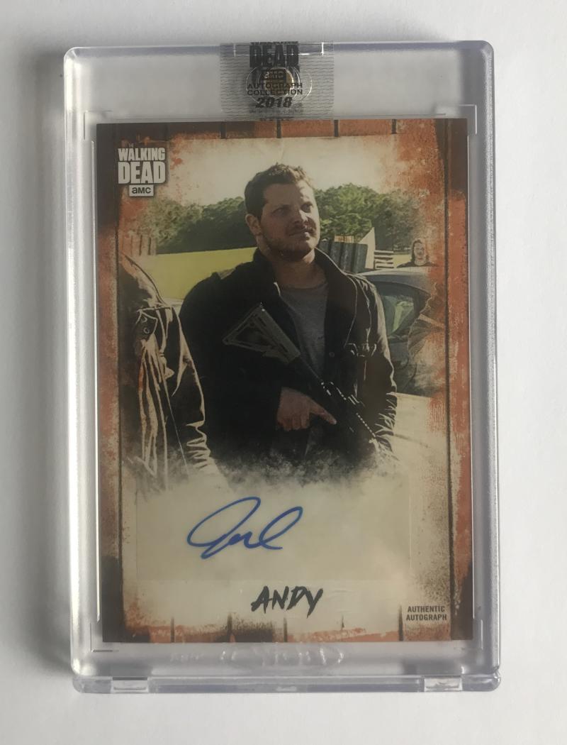 2018 The Walking Dead Autograph Collection Jeremy Palko as Andy 47/50 Image 1