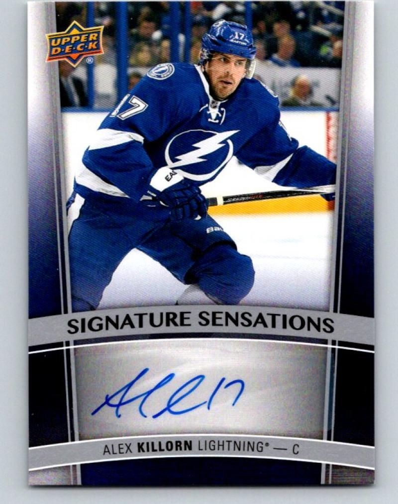 2015-16 Upper Deck Signature Sensations Alex Killorn MINT Auto 07649