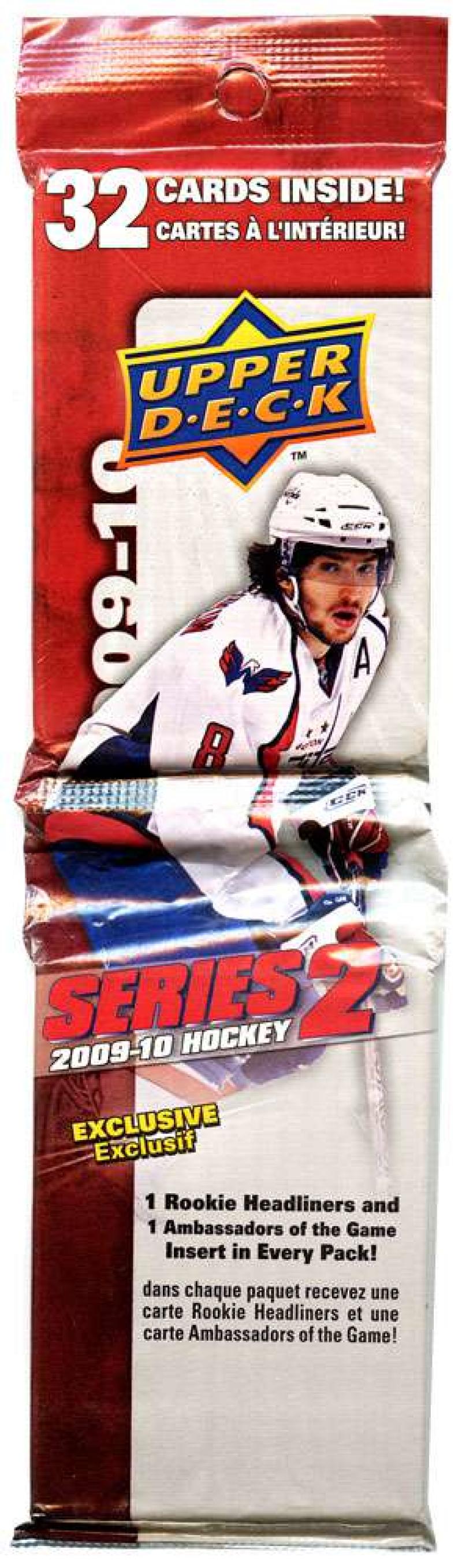 2009-10 Upper Deck Series 2 Fat Pack Box - 18 packs / 32 Cards Per Pack