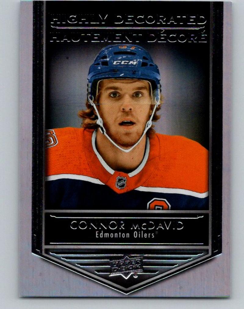 2019-20 Upper Deck Tim Hortons Highly Decorated #HD-15 Connor McDavid MINT 07166 Image 1