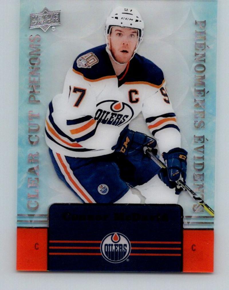 2019-20 Upper Deck Tim Hortons Clear Cut Phenoms #CC-1 Connor McDavid MINT 07167 Image 1