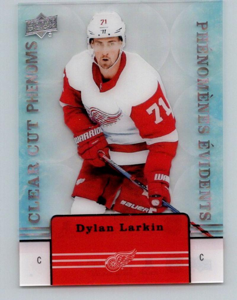2019-20 Upper Deck Tim Hortons Clear Cut Phenoms #CC-7 Dylan Larkin MINT 07168 Image 1
