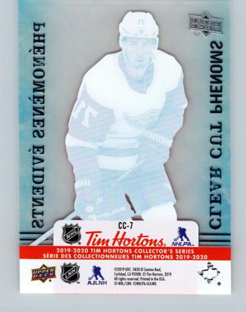 2019-20 Upper Deck Tim Hortons Clear Cut Phenoms #CC-7 Dylan Larkin MINT 07168 Image 2