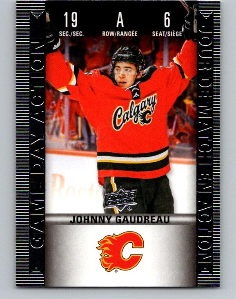 2019-20 Upper Deck Tim Hortons Game Day Action #HGD-6 Johnny Gaudreau MINT 07177 Image 1