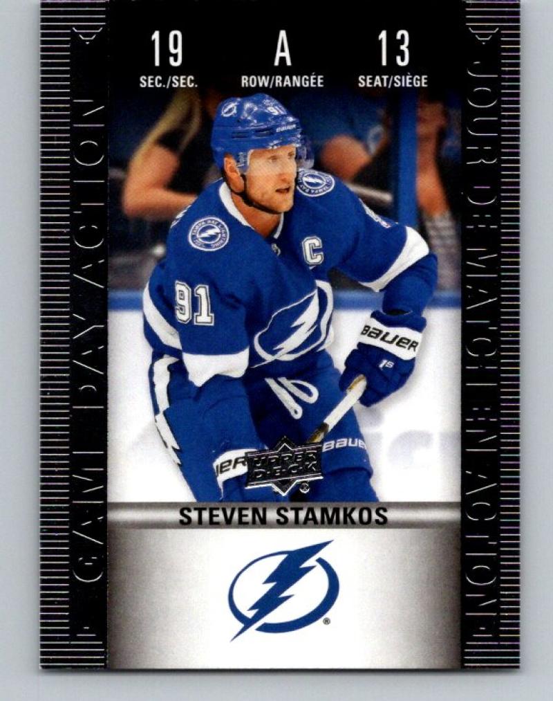 2019-20 Upper Deck Tim Hortons Game Day Action #HGD-13 Steven Stamkos MINT 07184 Image 1
