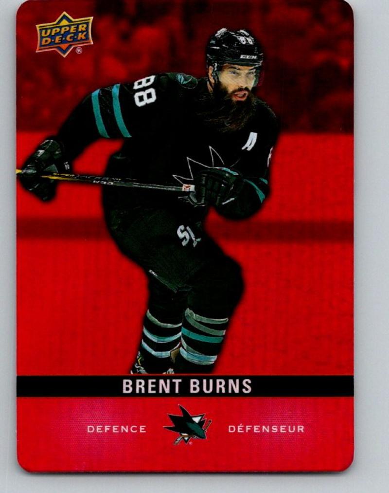 2019-20 Upper Deck Tim Hortons Red Die-Cut #DC-17 Brent Burns MINT Sharks 07190 Image 1