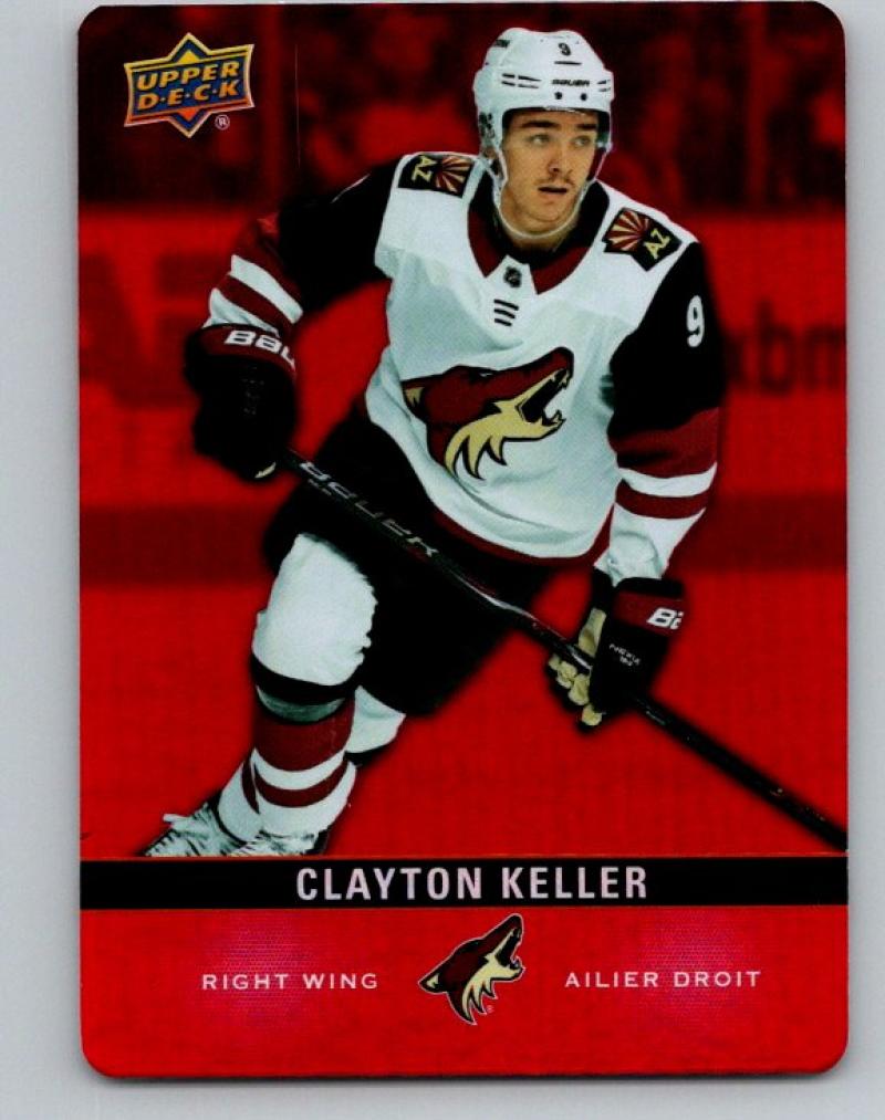 2019-20 Upper Deck Tim Hortons Red Die-Cut #DC-30 Clayton Keller MINT Arizona 07196 Image 1