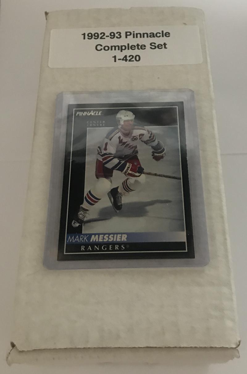 1992-93 Pinnacle NHL Hockey Complete Set 1-420 - Mint Condition