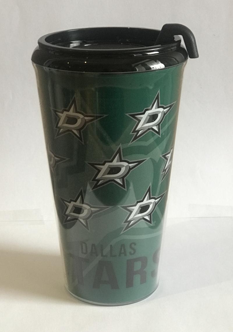 Dallas Stars 16oz New Infinity NHL Tumbler - Tight Seal Lid Image 1