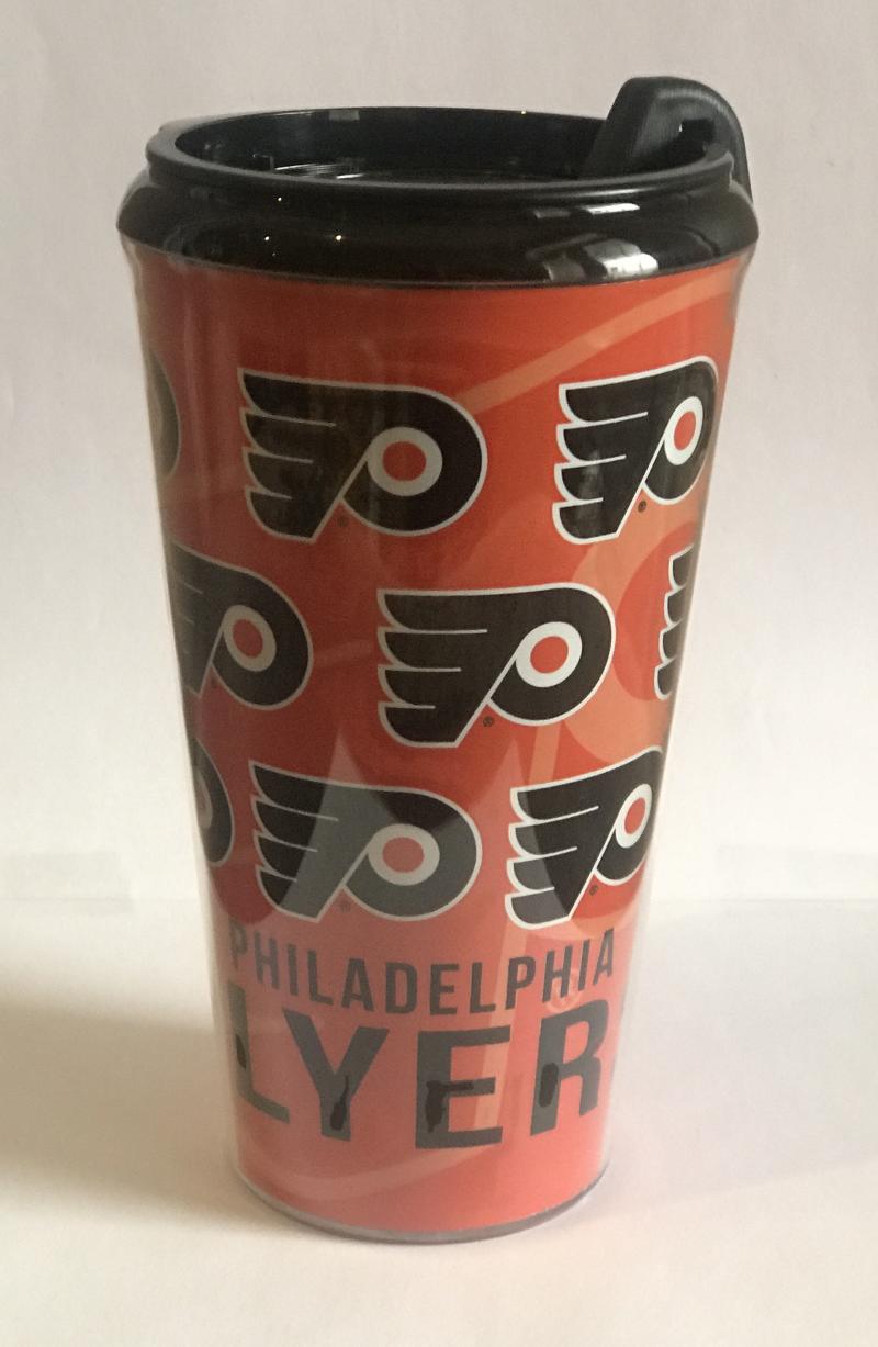 Philadelphia Flyers 16oz New Infinity NHL Tumbler - Tight Seal Lid Image 1