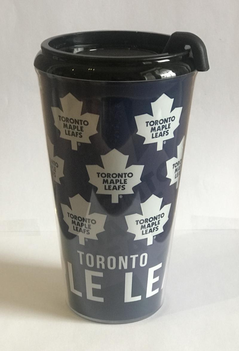 Toronto Maple Leafs 16oz New Infinity NHL Tumbler - Tight Seal Lid Image 1