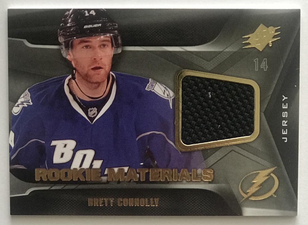 2011-12 Upper Deck SPx Rookie Materials Brett Connolly NHL Jersey 07723