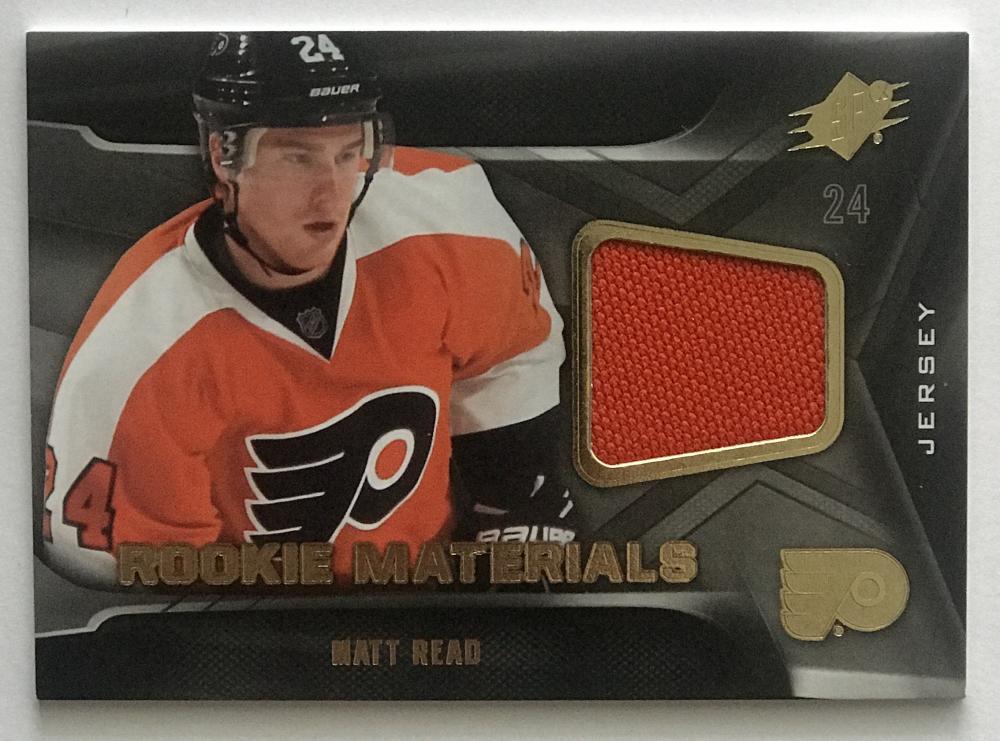 2011-12 Upper Deck SPx Rookie Materials Matt Read NHL Jersey 07724