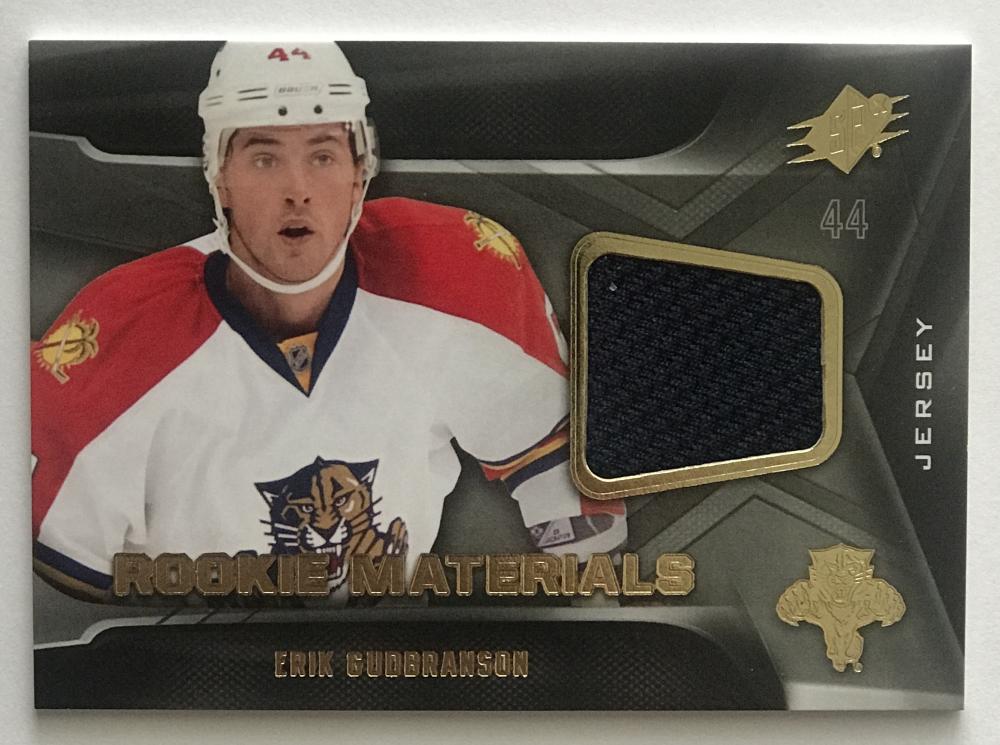 2011-12 Upper Deck SPx Rookie Materials Gudbranson NHL Jersey 07725 Image 1