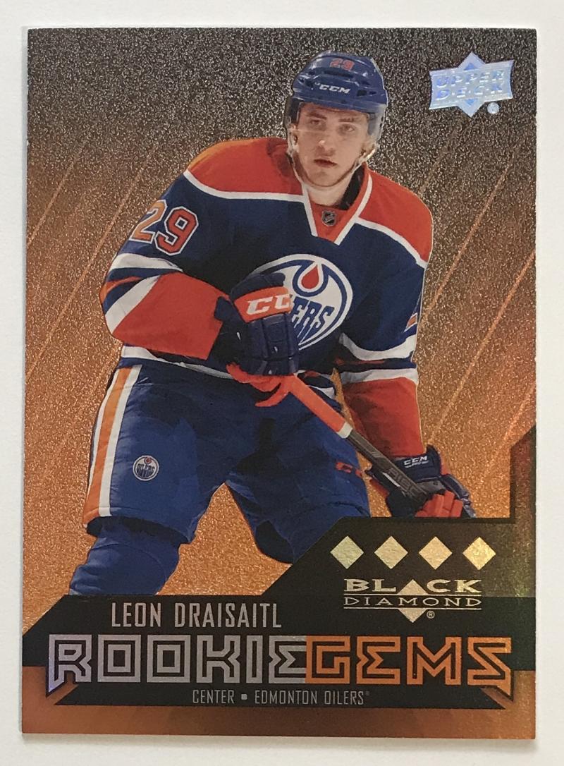 2014-15 UD Black Diamond RC Rookie Gems Orange #248 Leon Draisaitl 07728