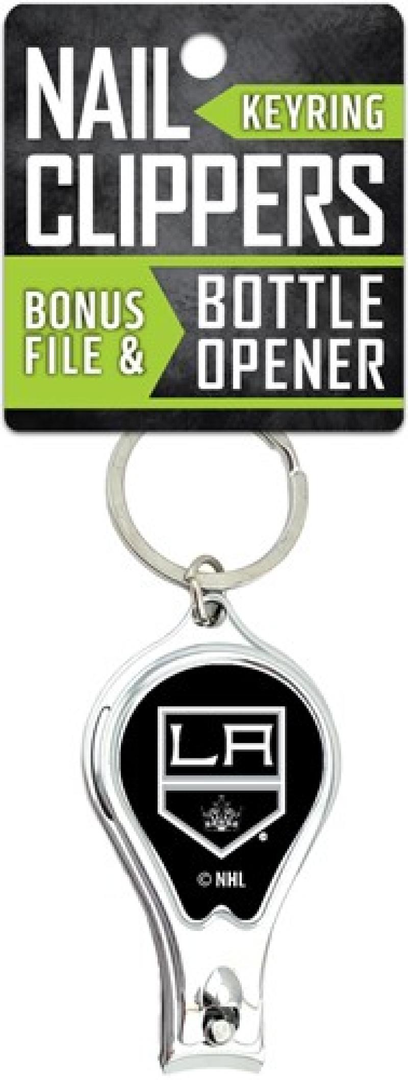 Los Angeles Kings Nail Clipper Keyring w/Bonus File & Bottle Opener Image 1