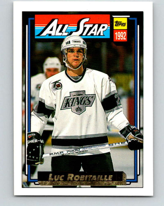 1992-93 Topps Gold #266G Luc Robitaille AS Mint Los Angeles Kings