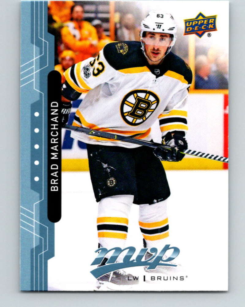 2018-19 Upper Deck MVP #3 Brad Marchand Mint Boston Bruins Image 1