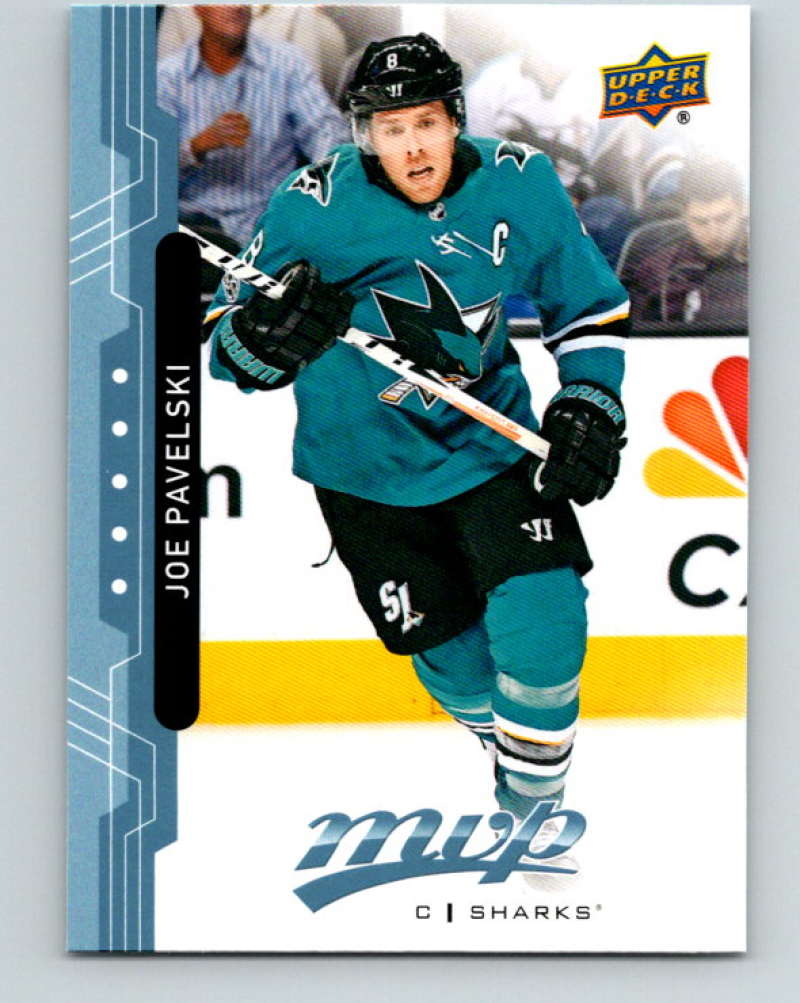 2018-19 Upper Deck MVP #24 Joe Pavelski Mint San Jose Sharks Image 1