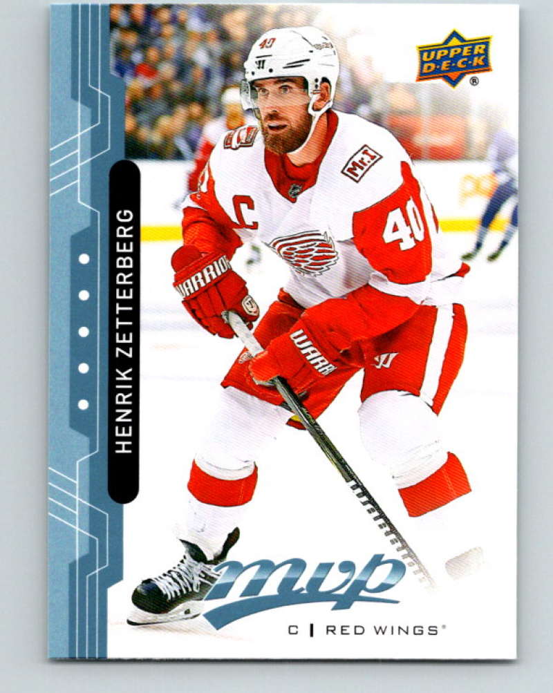 2018-19 Upper Deck MVP #40 Henrik Zetterberg Mint Detroit Red Wings Image 1