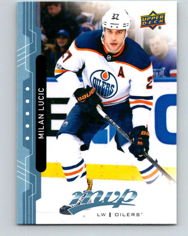 2018-19 Upper Deck MVP #52 Milan Lucic Mint Edmonton Oilers Image 1
