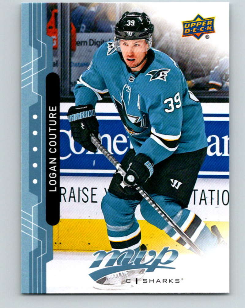 2018-19 Upper Deck MVP #53 Logan Couture Mint San Jose Sharks Image 1