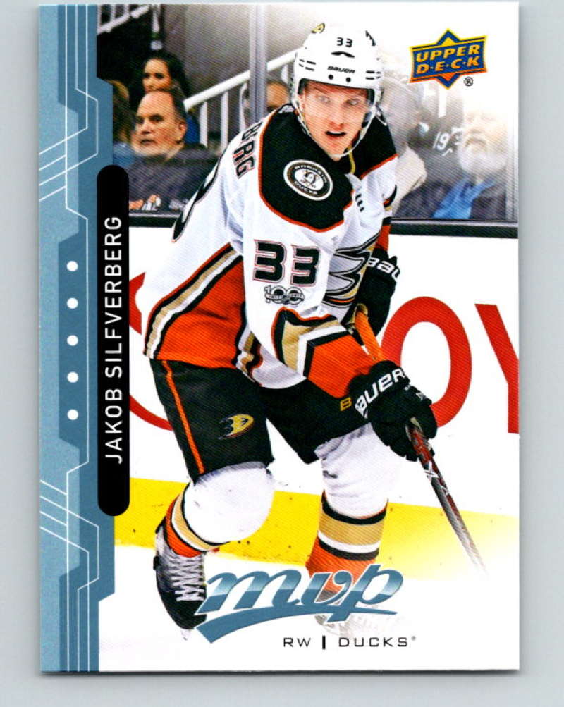2018-19 Upper Deck MVP #54 Jakob Silfverberg Mint Anaheim Ducks Image 1