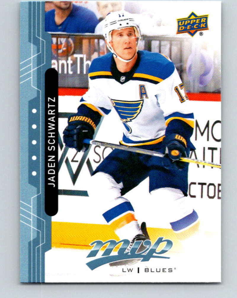 2018-19 Upper Deck MVP #59 Jaden Schwartz Mint St. Louis Blues Image 1