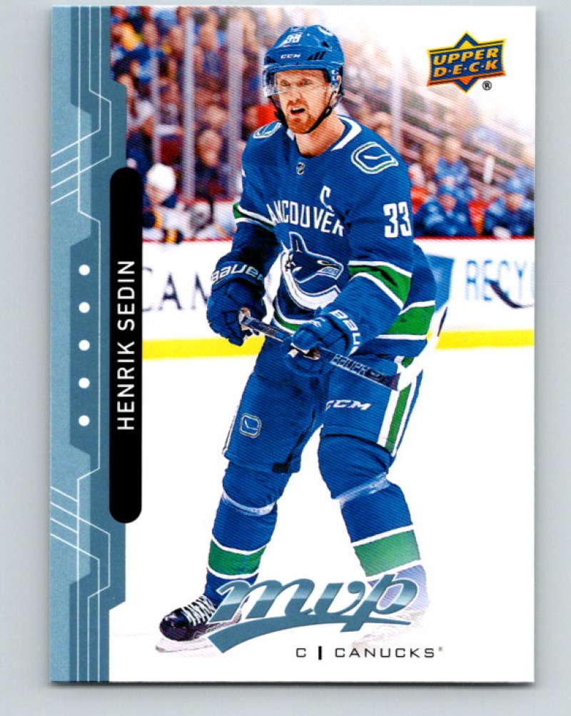 2018-19 Upper Deck MVP #70 Henrik Sedin Mint Vancouver Canucks Image 1