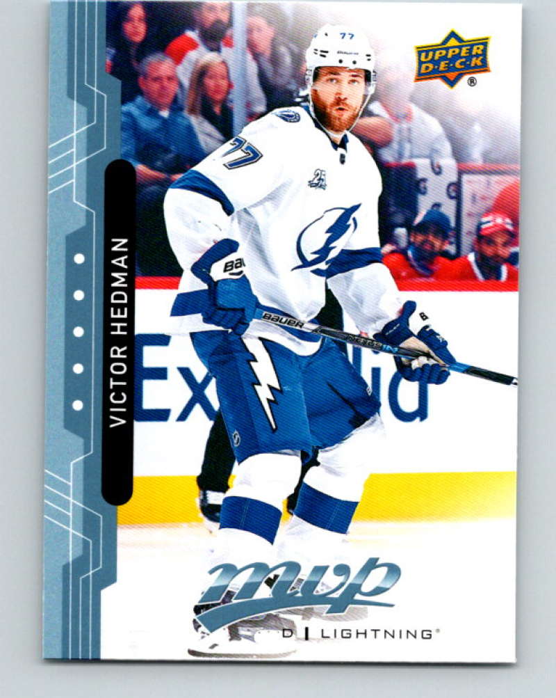 2018-19 Upper Deck MVP #76 Victor Hedman Mint Tampa Bay Lightning Image 1