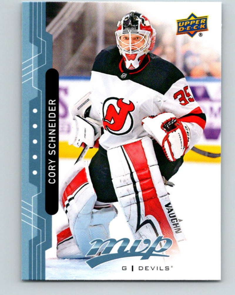2018-19 Upper Deck MVP #89 Cory Schneider Mint New Jersey Devils Image 1