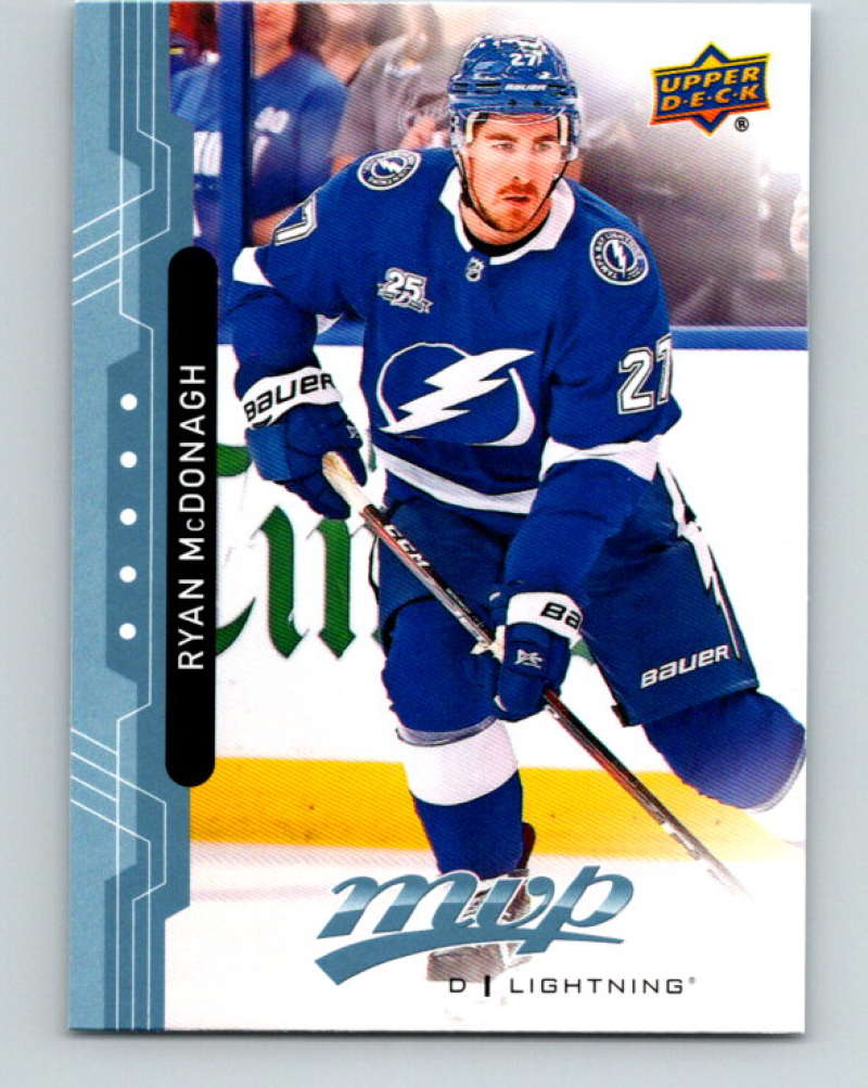 2018-19 Upper Deck MVP #112 Ryan McDonagh Mint Tampa Bay Lightning Image 1