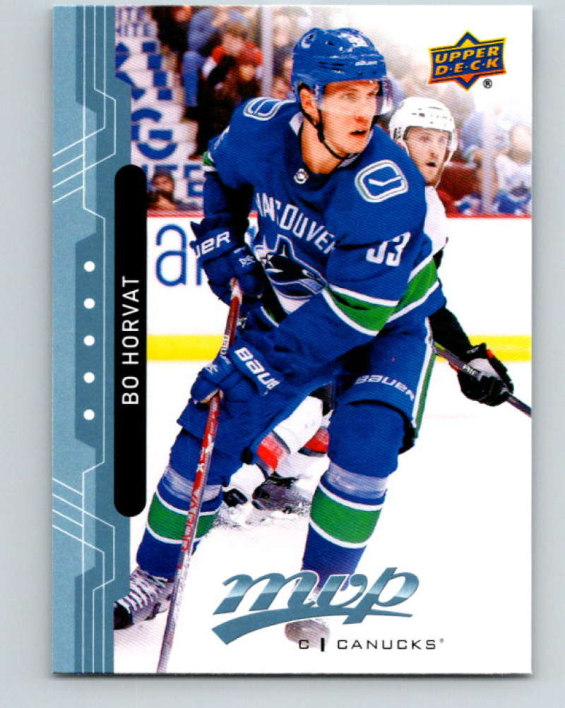 2018-19 Upper Deck MVP #122 Bo Horvat Mint Vancouver Canucks Image 1