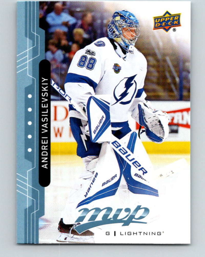 2018-19 Upper Deck MVP #137 Andrei Vasilevskiy Mint Tampa Bay Lightning Image 1