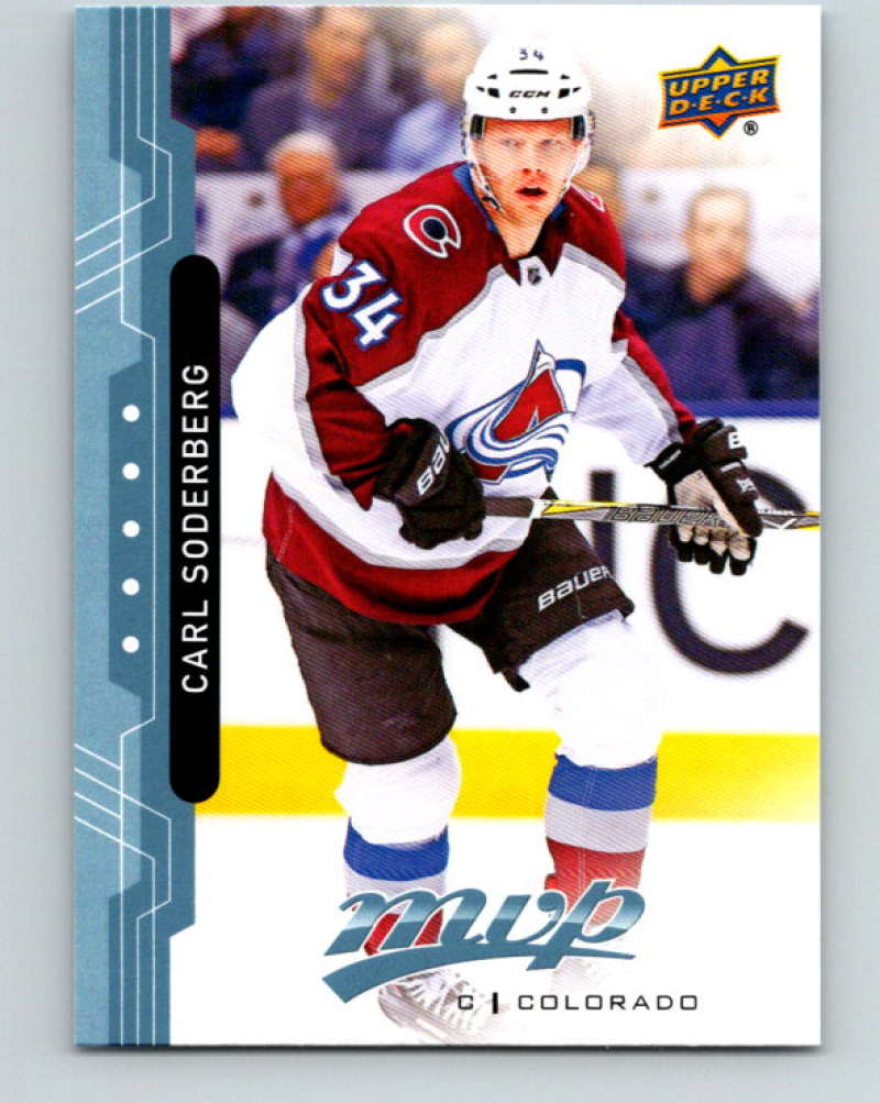 2018-19 Upper Deck MVP #149 Carl Soderberg Mint Colorado Avalanche Image 1