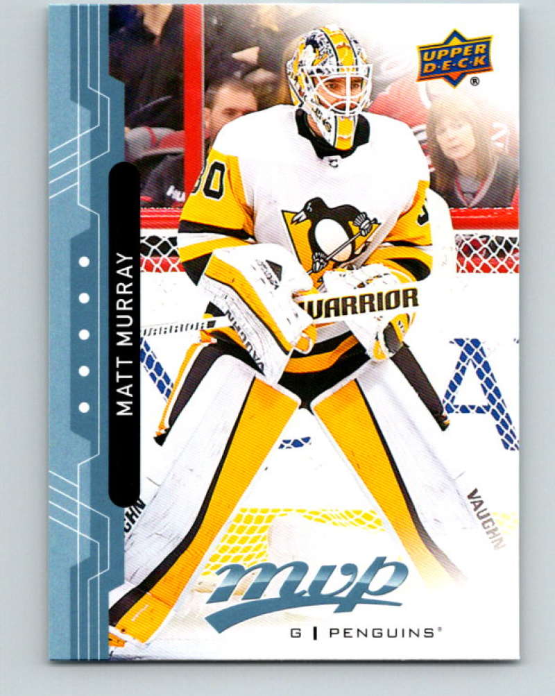 2018-19 Upper Deck MVP #150 Matt Murray Mint Pittsburgh Penguins Image 1