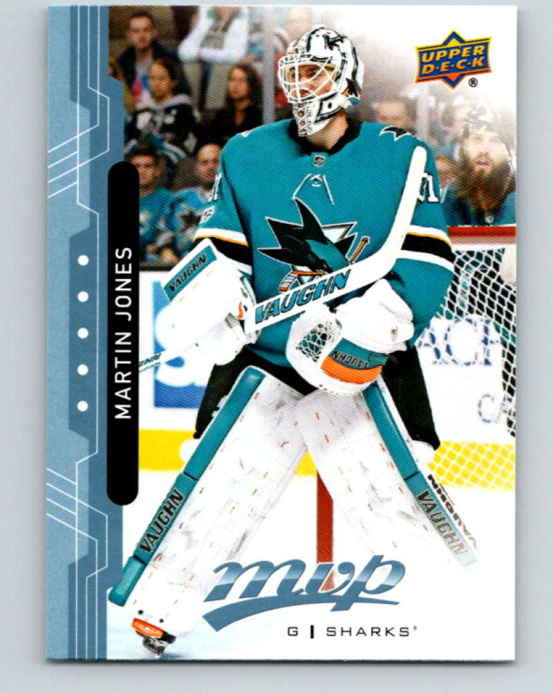 2018-19 Upper Deck MVP #156 Martin Jones Mint San Jose Sharks Image 1
